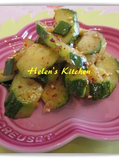 韓式涼拌青瓜 的食譜成品照片