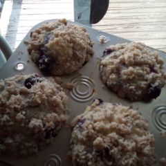 A picture of Blueberry muffins.