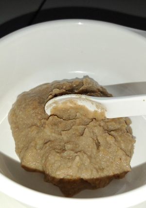 Foto resep Mpasi 6 bulan day 3 - bubur hati ayam kentang dan wortel