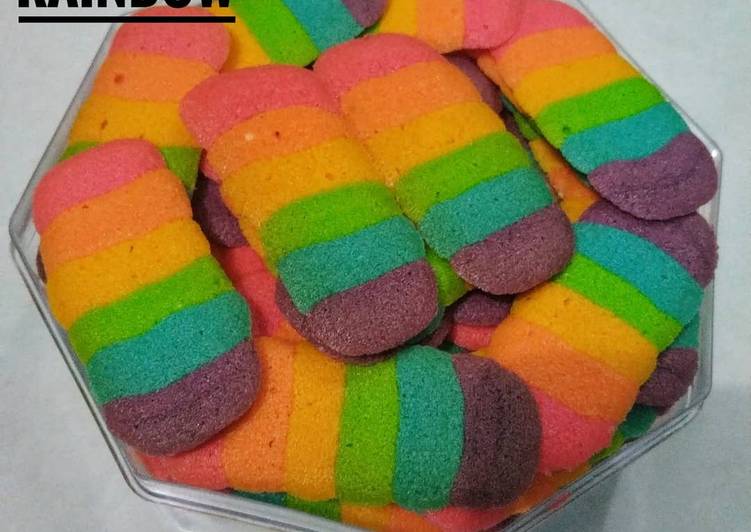 Resep: Di RumahLidah kucing rainbow