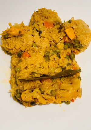 A picture of Vegetable pulao.