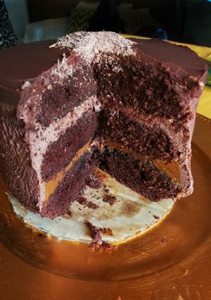 Una foto de Torta húmeda de chocolate