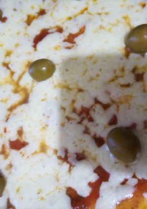 Una foto de Pizza casera