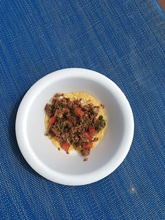 Una foto de Tostadas de machaca (carne de res seca)