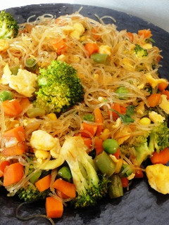 A picture of Stir-Fried Rice Vermicelli.