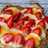 Tarta de hojaldre y crema con frutas