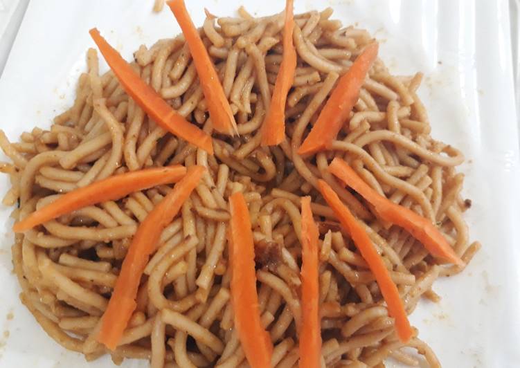 Spagetti and carrots