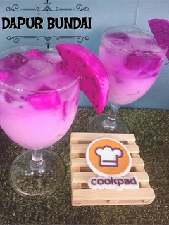 Foto resep Es Jelly Buah Naga