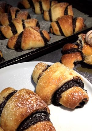 Brutális csokis croissant recept fotója