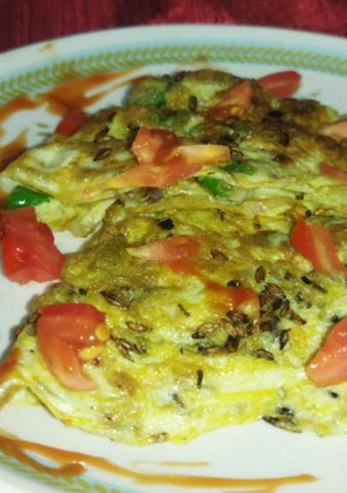 जीरा फ्राई आमलेट (Jeera Fry Omelette Recipe in Hindi) रेसिपी मुख्य फोटो