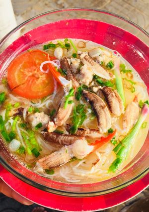 Hình của món Miến ghẹ.