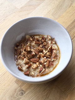 A picture of Pecan & Maple Syrup Porridge.