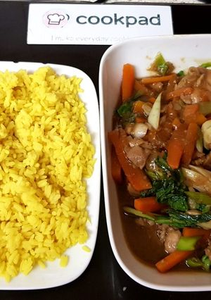 A picture of My Chinese Chicken with Rice😀.