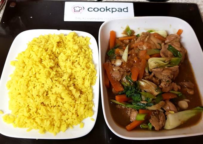 Step-by-Step Guide to Prepare Perfect My Chinese Chicken with Rice😀