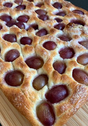 A picture of Sweet Focaccia with Grapes.