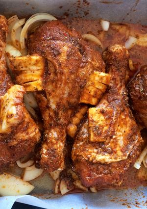 Tűzdelt pulykacomb🦃🍗 recept fotója