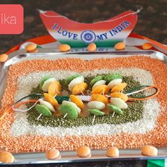 A picture of Cocktail tricolour mini idli.