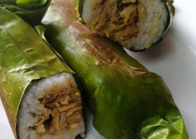 Resep Nasi Bakar Ayam Suwir Oleh Niung Niung Cookpad