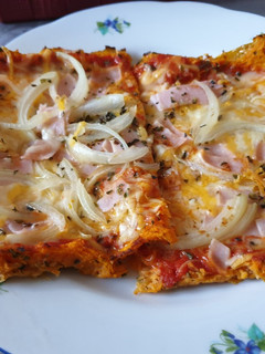 Una foto de Pizza de zanahoria