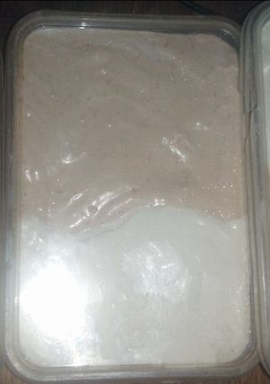 A picture of Homemade ice cream.