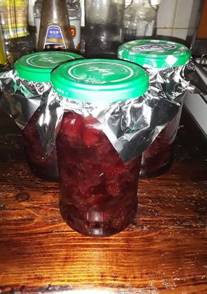 Una foto de Mermelada de frutillas.. casera