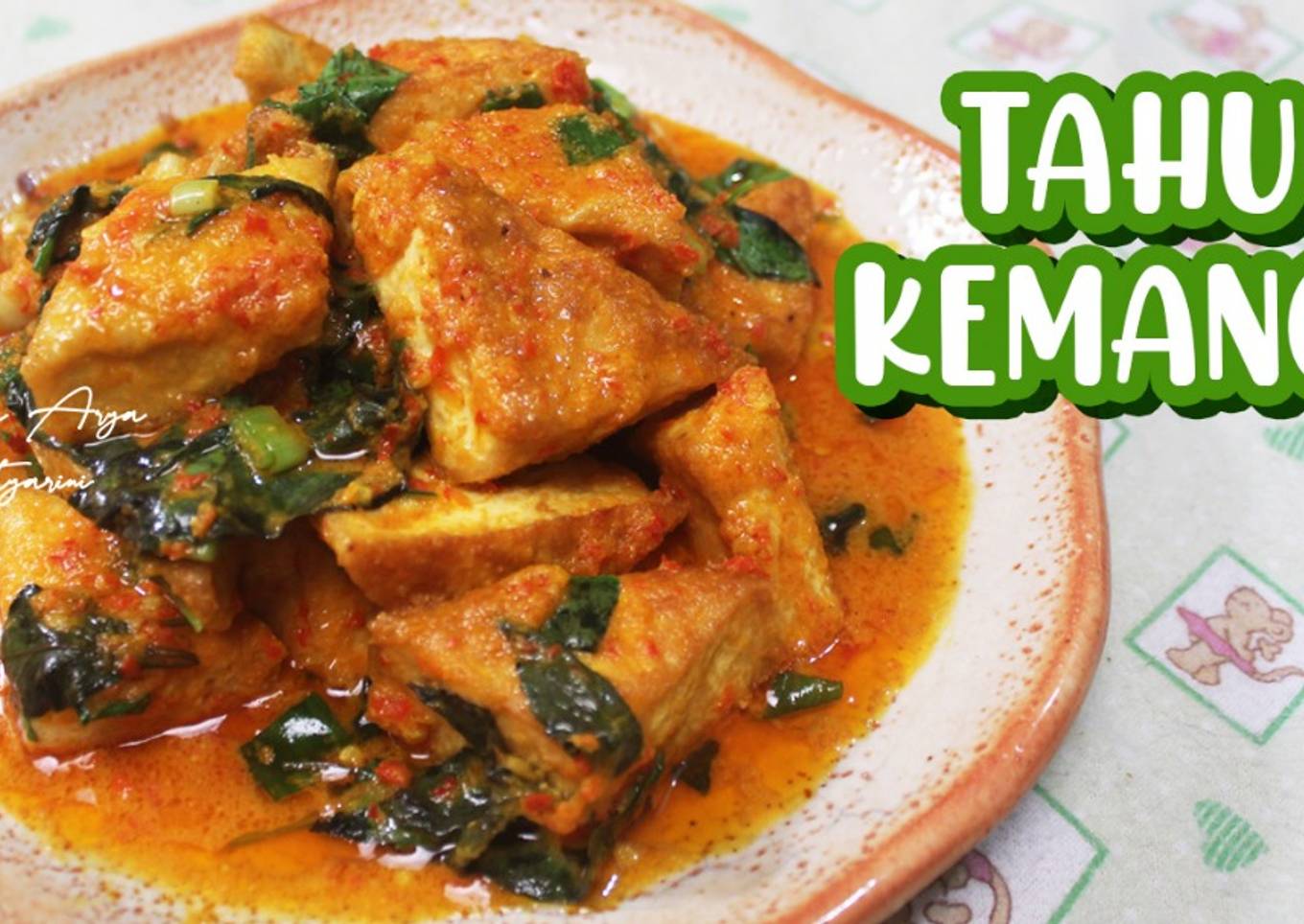 Tahu Kemangi Pedas / Tahu Woku / Tahu Rica-Rica