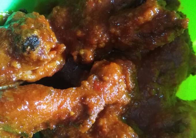 Ayam bumbu merah gobyos