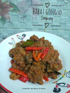 Foto resep Babat gongso semarang