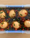 Trứng ngâm xì dầu (ăn ramen) 🥚