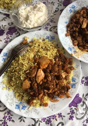 عکسی از دستور عدس پلو با خوراک ماهی ❤️