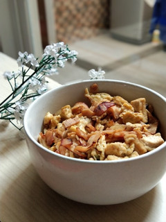 Foto resep Tumis tahu telur & smoked chicken