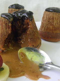 Una foto de Volcán de dulce de leche