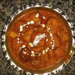 A picture of Malai kofta(curdled milk).