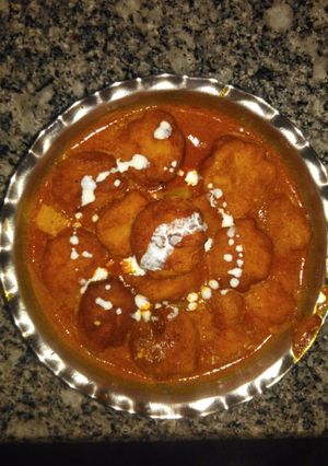 A picture of Malai kofta(curdled milk).