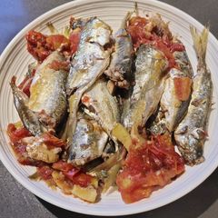 A picture of Fish Pangat with Tomatoes.