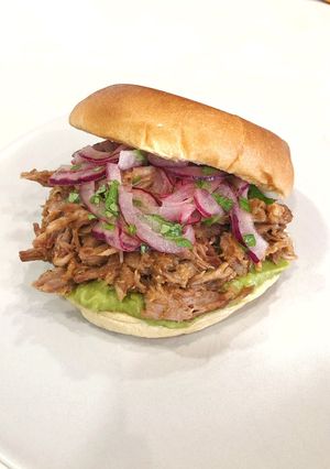 Una foto de Pulled pork a baja temperatura - Sous Vide