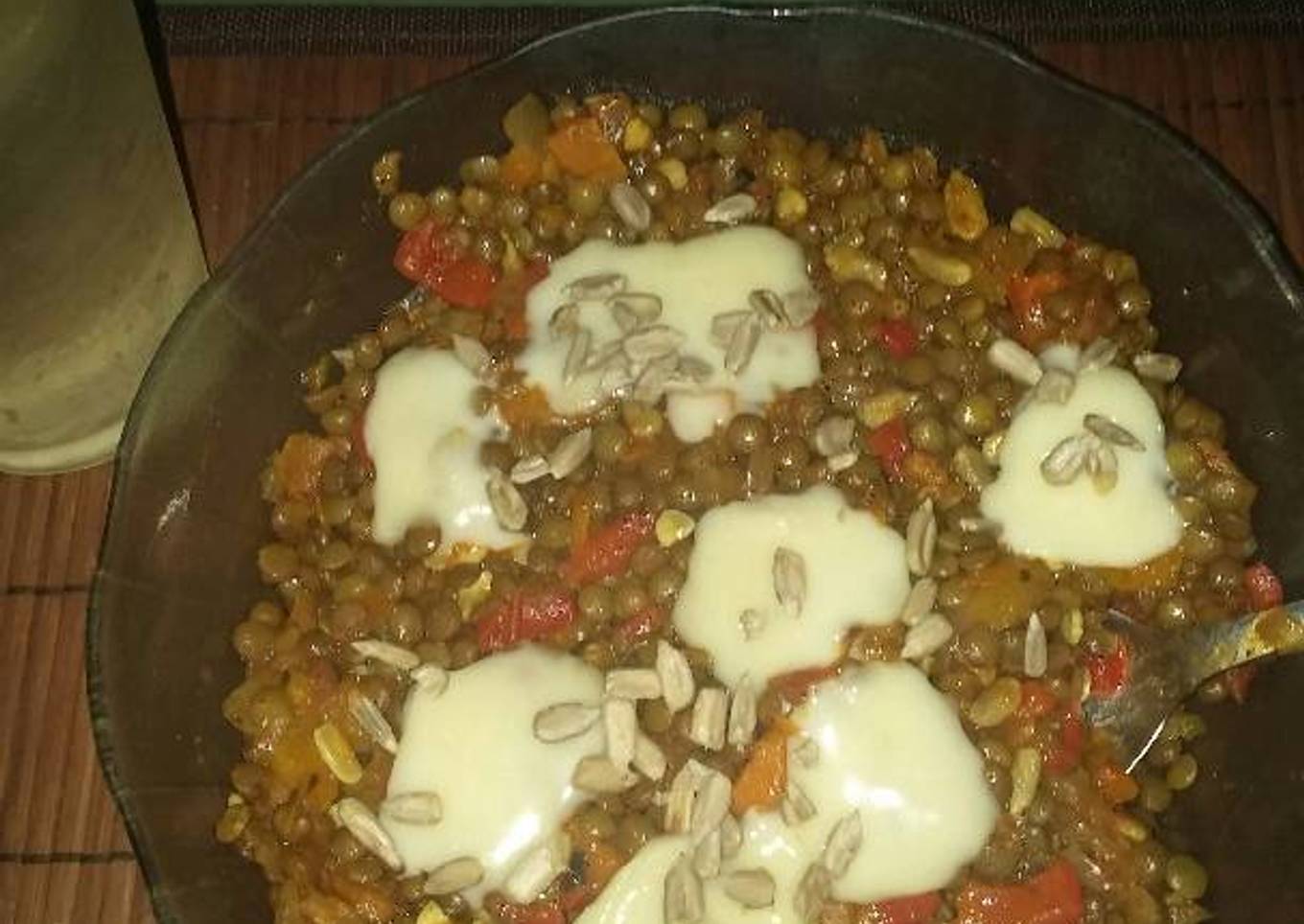 Guiso vegan de lentejas