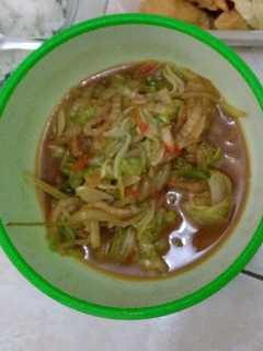 Foto resep Sawi Kuah Pedas