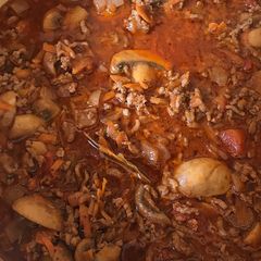 A picture of Mum’s Bolognese Recipe.