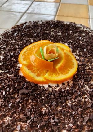Foto di Cheesecake cotta al forno mascarpone, cacao e panna