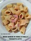 319 🌿Mezze maniche in crema di piselli e prosciutto cotto 🍖