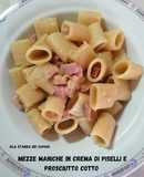 319 🌿Mezze maniche in crema di piselli e prosciutto cotto 🍖