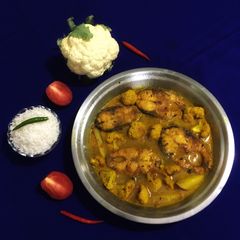 Cauliflower Fish Curry A picture of Cauliflower Fish Curry.