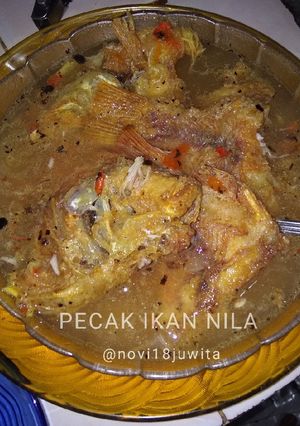 Foto resep Pecak ikan nila si mama