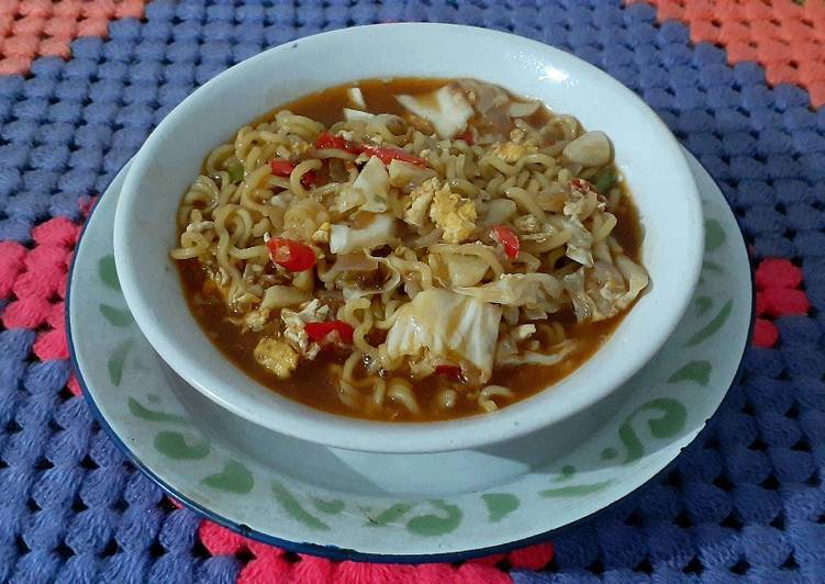 Resep Mie nyemek indomie goreng Anti Gagal