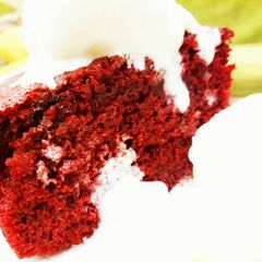 Red velvet cupcakes A picture of Red velvet cupcakes.