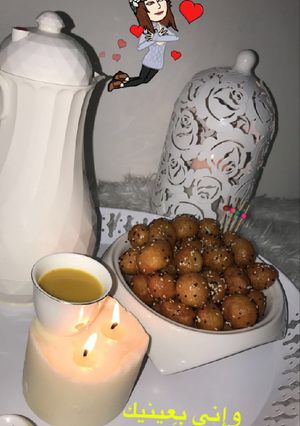 صورة لوصفة العوامه او لقيمات