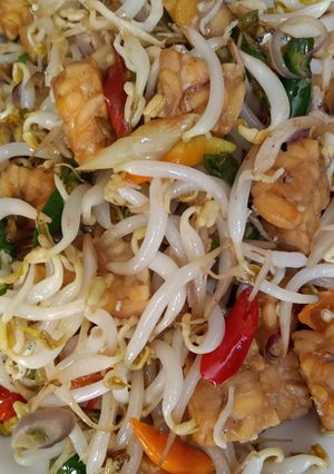 Foto resep Oseng toge tempe teri medan
