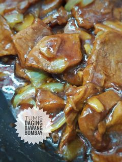 Foto resep Tumis daging bawang bombay