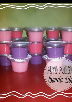 Foto resep Puyo Puding rasa Anggur & Stroberi